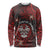 Personalised Easter Island Long Sleeve Shirt Hibiscus Polynesian Tribal Pattern