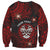 Personalised Easter Island Sweatshirt Hibiscus Polynesian Tribal Pattern