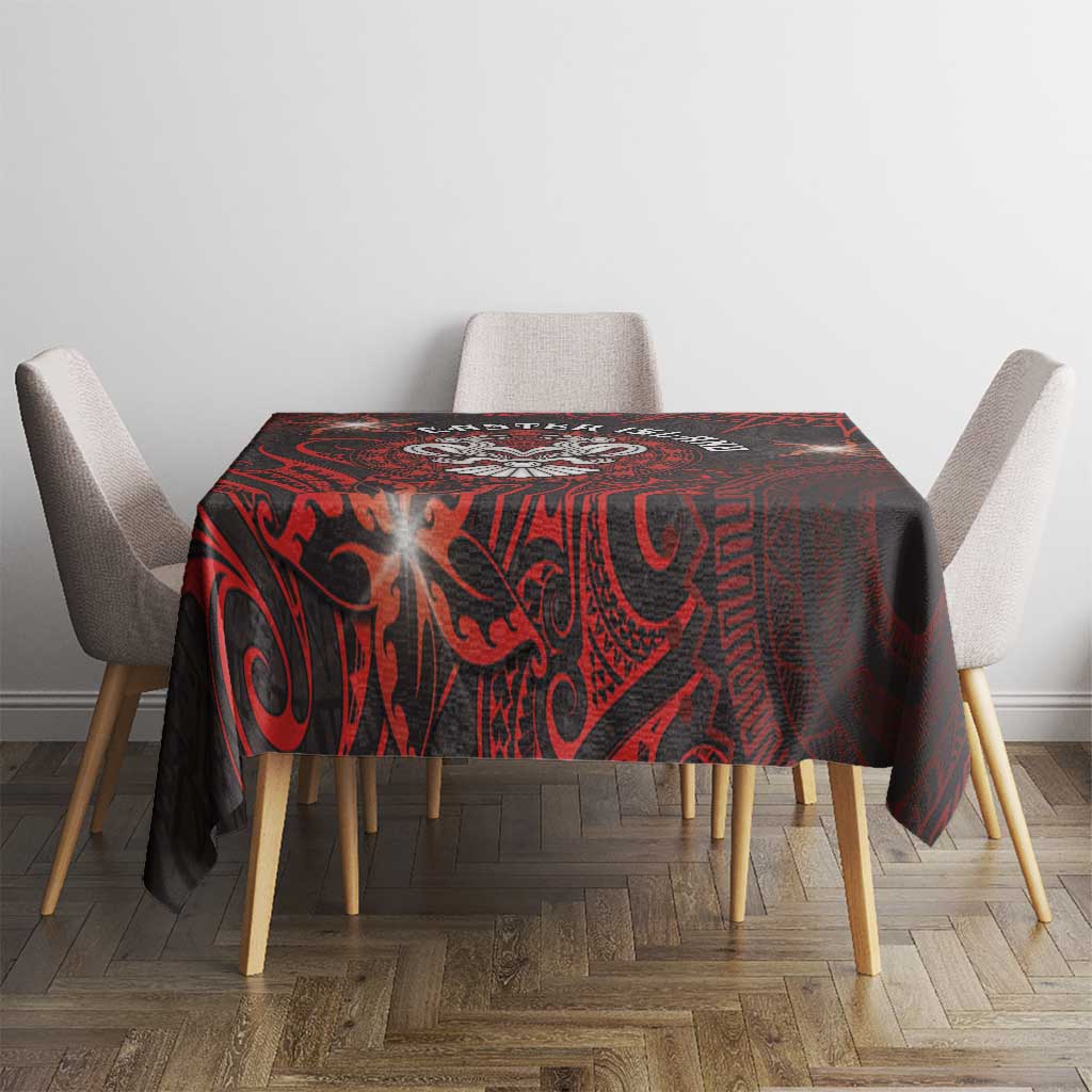 Easter Island Tablecloth Hibiscus Polynesian Tribal Pattern DT05 - Polynesian Pride