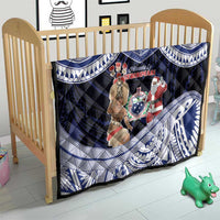 Samoa Christmas Quilt Samoan Siva Dance With Santa - Polynesian Pride