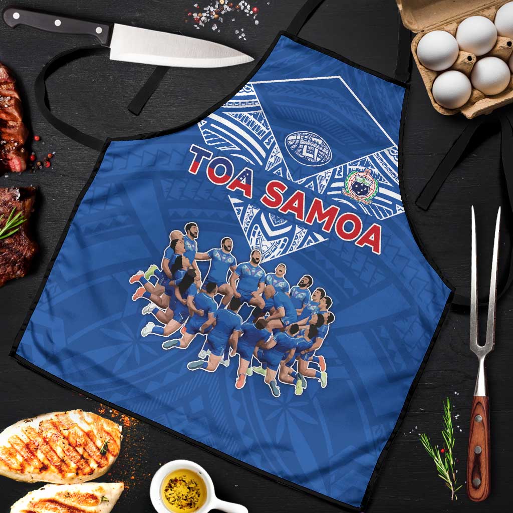 Toa Samoa Apron Samoan Warrior Spirit Rugby - Polynesian Pride