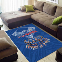 Toa Samoa Area Rug Samoan Warrior Spirit Rugby - Polynesian Pride