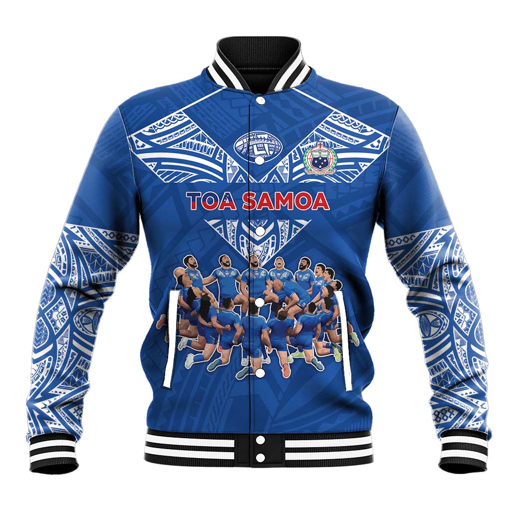 Toa Samoa Baseball Jacket Samoan Warrior Spirit Rugby - Polynesian Pride