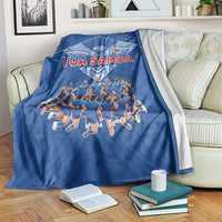 Toa Samoa Blanket Samoan Warrior Spirit Rugby - Polynesian Pride