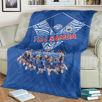 Toa Samoa Blanket Samoan Warrior Spirit Rugby - Polynesian Pride