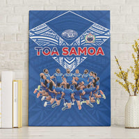 Toa Samoa Canvas Wall Art Samoan Warrior Spirit Rugby - Polynesian Pride