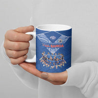 Toa Samoa Ceramic Mug Samoan Warrior Spirit Rugby - Polynesian Pride