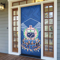 Toa Samoa Door Cover Samoan Warrior Spirit Rugby - Polynesian Pride