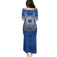 Toa Samoa Family Matching Puletasi and Hawaiian Shirt Samoan Warrior Spirit Rugby - Polynesian Pride