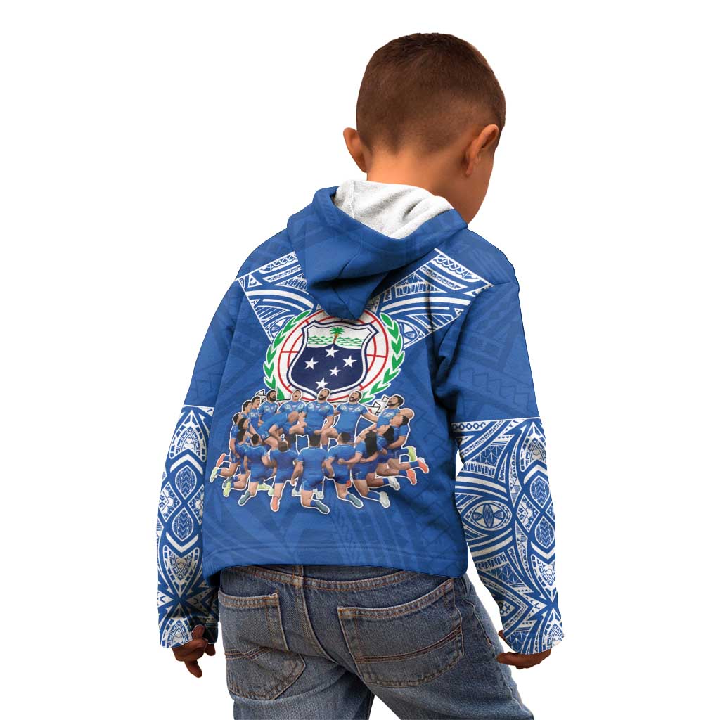 Toa Samoa Kid Hoodie Samoan Warrior Spirit Rugby - Polynesian Pride