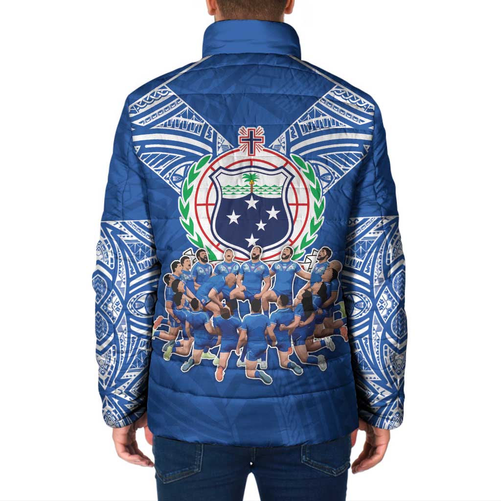 Toa Samoa Padded Jacket Samoan Warrior Spirit Rugby - Polynesian Pride