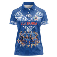 Toa Samoa Women Polo Shirt Samoan Warrior Spirit Rugby - Polynesian Pride