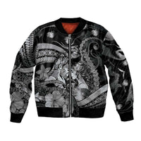 Personalised Maori Romantic Valentine Bomber Jacket The Hongi Kiss Black Galaxy DT05 Unisex Black - Polynesian Pride