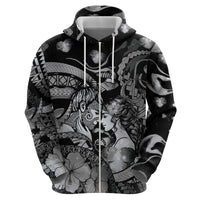 Personalised Maori Romantic Valentine Hoodie The Hongi Kiss Black Galaxy DT05 - Polynesian Pride