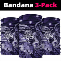 Maori Romantic Valentine Neck Gaiter The Hongi Kiss Purple Galaxy DT05 package One Size: 25*50cm Purple - Polynesian Pride