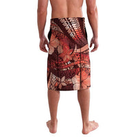 Personalised Maori Romantic Valentine Lavalava The Hongi Kiss Red Galaxy DT05 - Polynesian Pride