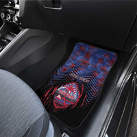 Personalised Guam Car Mats Chamorro Seal Tribal Scratch Design - Polynesian Pride