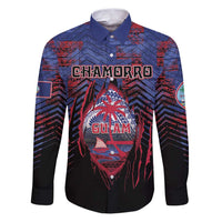 Personalised Guam Family Matching Puletasi and Hawaiian Shirt Chamorro Seal Tribal Scratch Design - Polynesian Pride