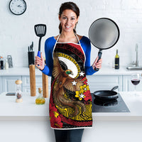 Papua New Guinea Language Week Apron Bird Of Paradise Tribal Floral Pattern DT05 - Polynesian Pride