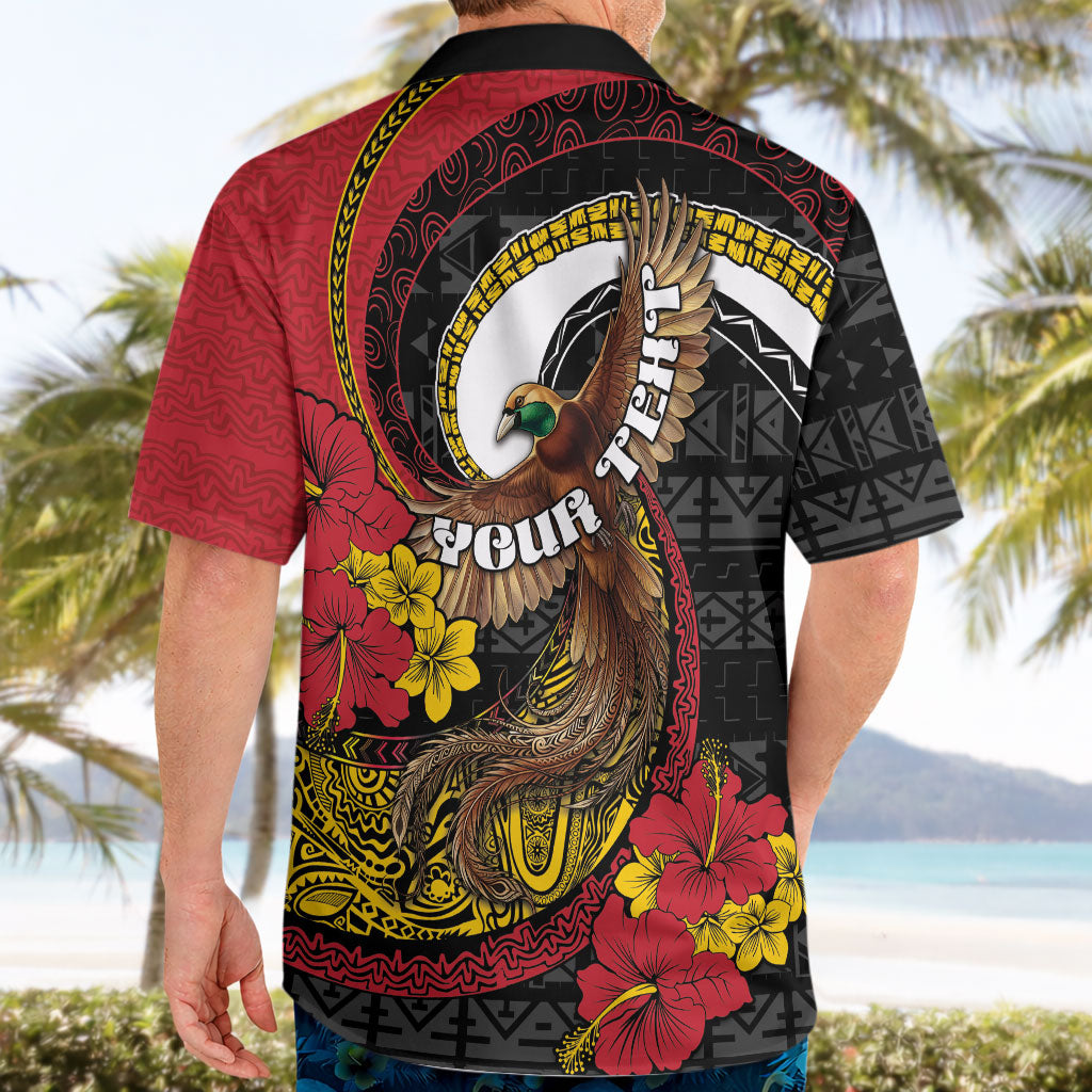 Personalised Papua New Guinea Language Week Hawaiian Shirt Bird Of Paradise Tribal Floral Pattern DT05 - Polynesian Pride