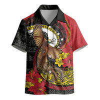 Personalised Papua New Guinea Language Week Kid Hawaiian Shirt Bird Of Paradise Tribal Floral Pattern DT05 - Polynesian Pride