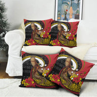 Papua New Guinea Language Week Pillow Cover Bird Of Paradise Tribal Floral Pattern DT05 - Polynesian Pride