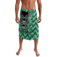 Aotearoa Ngati Awa Lavalava Maori Tribal Green Marble Paua Shell Pattern DT05 Green - Polynesian Pride