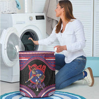 Samoa Mixed Martial Arts Laundry Basket Flying Knee Of Samoan DT05 - Polynesian Pride