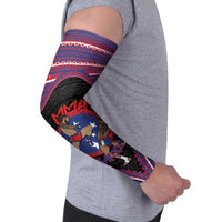 Personalised Samoa Mixed Martial Arts Arm Sleeves Flying Knee Of Samoan DT05 - Polynesian Pride