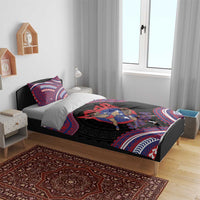 Samoa Mixed Martial Arts Bedding Set Flying Knee Of Samoan - Polynesian Pride