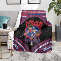 Samoa Mixed Martial Arts Blanket Flying Knee Of Samoan - Polynesian Pride