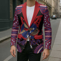 Personalised Samoa Mixed Martial Arts Blazer Flying Knee Of Samoan - Polynesian Pride