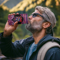 Personalised Samoa Mixed Martial Arts 4 in 1 Can Cooler Tumbler Flying Knee Of Samoan - Polynesian Pride