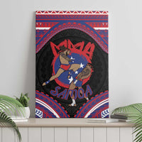 Samoa Mixed Martial Arts Canvas Wall Art Flying Knee Of Samoan DT05 - Polynesian Pride