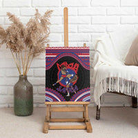 Samoa Mixed Martial Arts Canvas Wall Art Flying Knee Of Samoan DT05 - Polynesian Pride