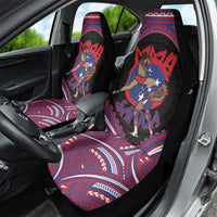 Samoa Mixed Martial Arts Car Seat Cover Flying Knee Of Samoan - Polynesian Pride