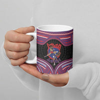 Personalised Samoa Mixed Martial Arts Ceramic Mug Flying Knee Of Samoan DT05 - Polynesian Pride