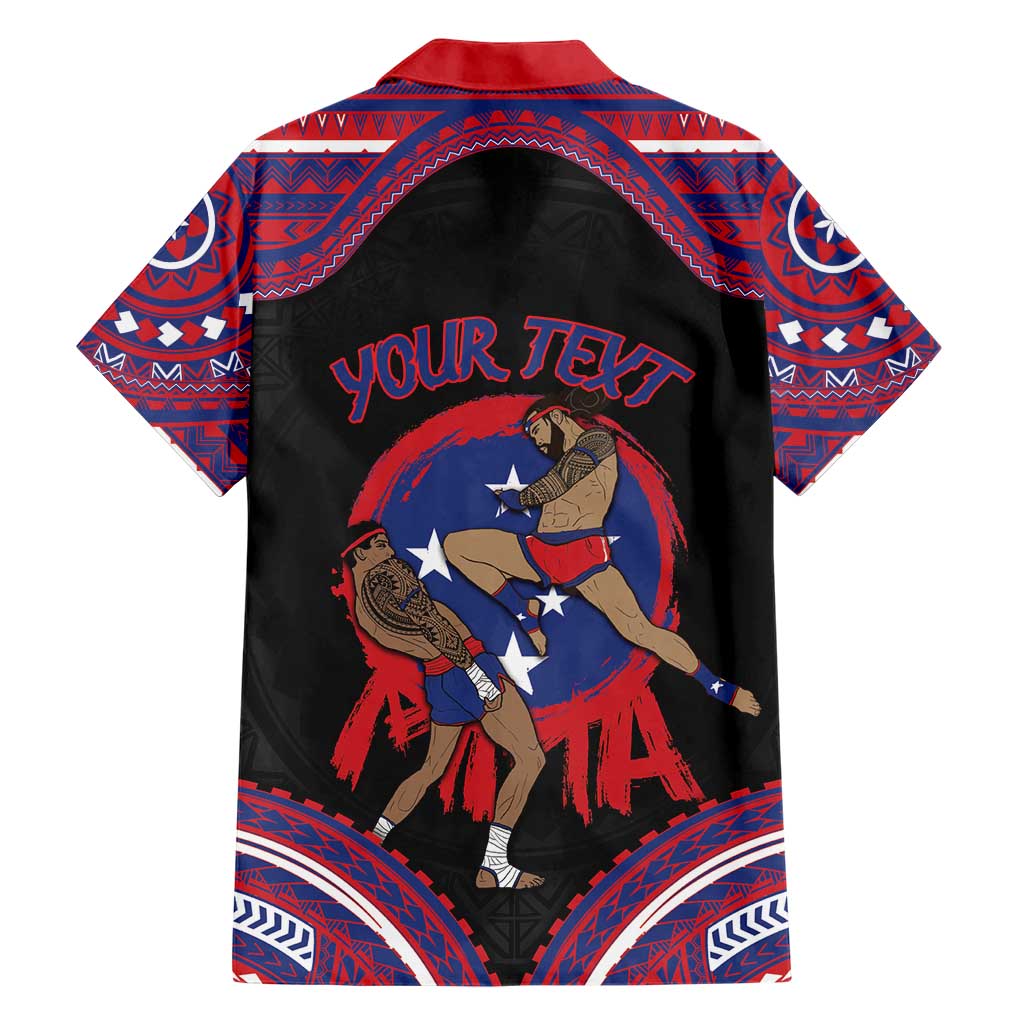 Personalised Samoa Mixed Martial Arts Hawaiian Shirt Flying Knee Of Samoan DT05 - Polynesian Pride