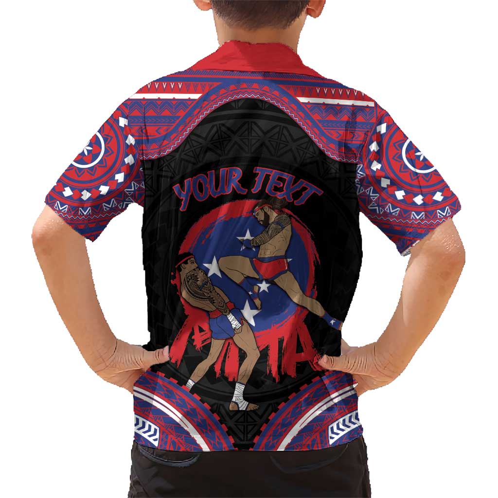 Personalised Samoa Mixed Martial Arts Hawaiian Shirt Flying Knee Of Samoan DT05 - Polynesian Pride