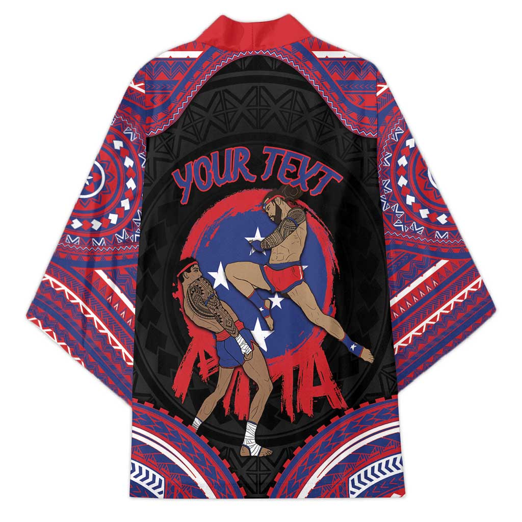 Personalised Samoa Mixed Martial Arts Kimono Flying Knee Of Samoan DT05 - Polynesian Pride