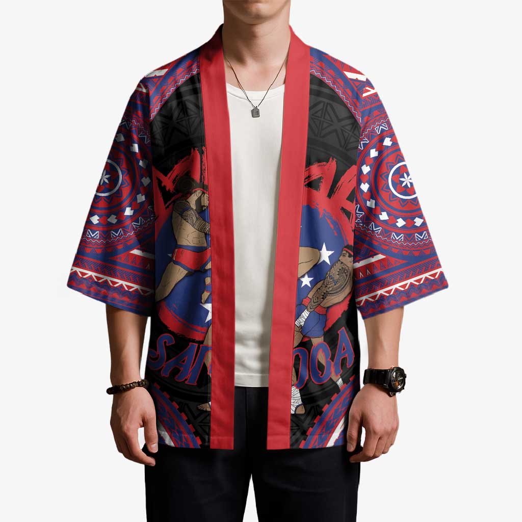 Personalised Samoa Mixed Martial Arts Kimono Flying Knee Of Samoan DT05 - Polynesian Pride