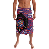 Personalised Samoa Mixed Martial Arts Lavalava Flying Knee Of Samoan DT05 Black - Polynesian Pride