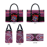 Samoa Mixed Martial Arts Leather Bag Flying Knee Of Samoan - Polynesian Pride