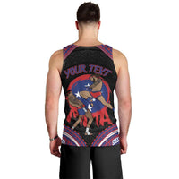 Personalised Samoa Mixed Martial Arts Men Tank Top Flying Knee Of Samoan - Polynesian Pride