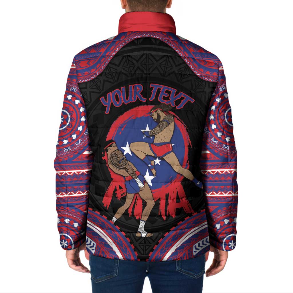 Personalised Samoa Mixed Martial Arts Padded Jacket Flying Knee Of Samoan DT05 - Polynesian Pride