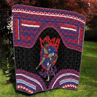 Samoa Mixed Martial Arts Quilt Flying Knee Of Samoan - Polynesian Pride
