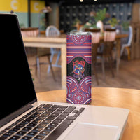 Personalised Samoa Mixed Martial Arts Skinny Tumbler Flying Knee Of Samoan DT05 - Polynesian Pride