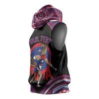 Personalised Samoa Mixed Martial Arts Sleeveless Hoodie Flying Knee Of Samoan DT05 - Polynesian Pride