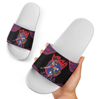Samoa Mixed Martial Arts Slide Sandals Flying Knee Of Samoan - Polynesian Pride