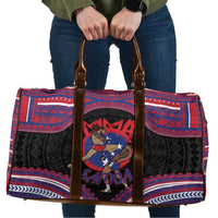 Samoa Mixed Martial Arts Travel Bag Flying Knee Of Samoan - Polynesian Pride